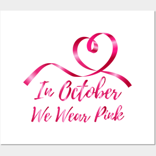 October Breast Cancer Awareness Posters and Art